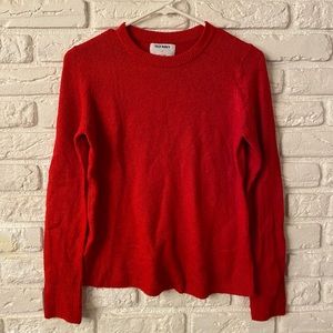 Red Crewneck Sweater | Small